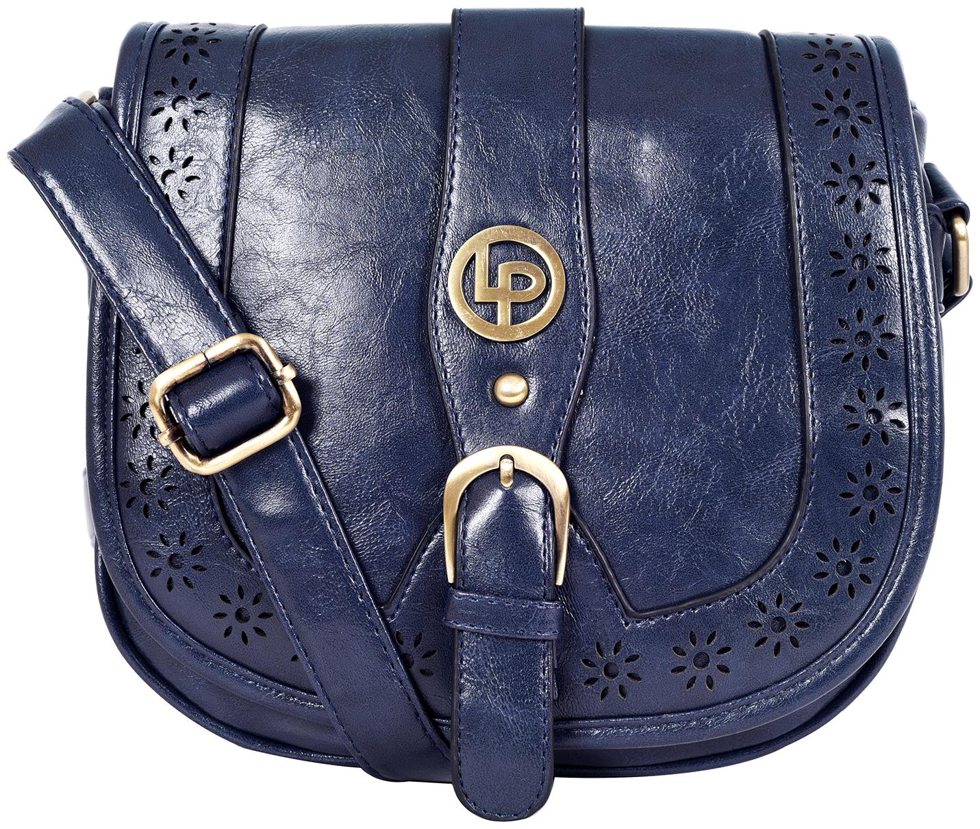 

Lino Perros Blue Coloured Sling Bag