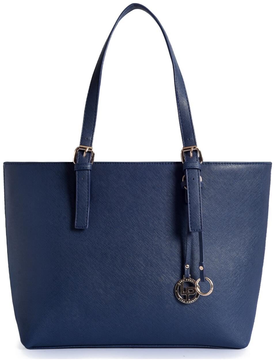

Lino Perros Faux Leather Women Handheld bag - Blue