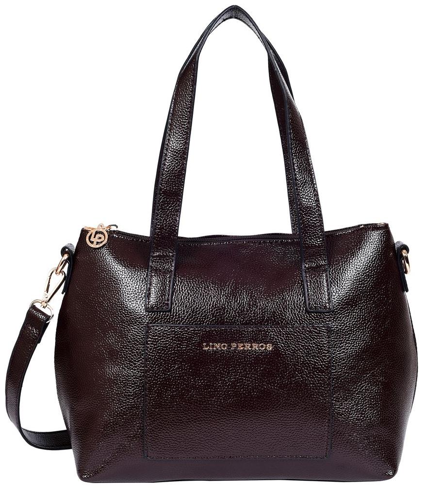

Lino Perros Brown Shoulder Bag