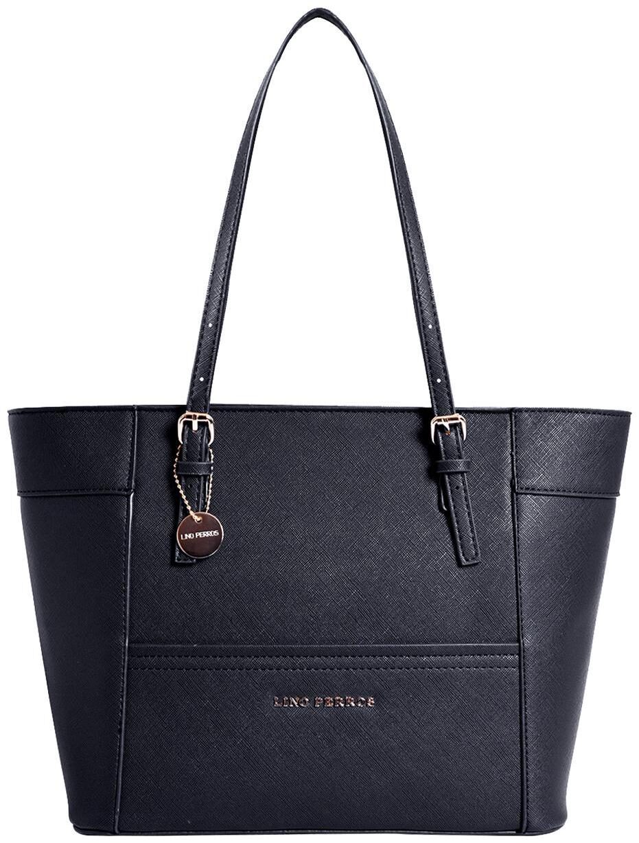 

Lino Perros Faux Leather Women Shoulder bag - Black