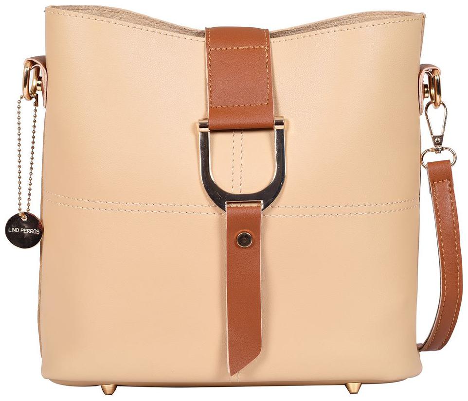

Lino Perros Beige Shoulder Bag