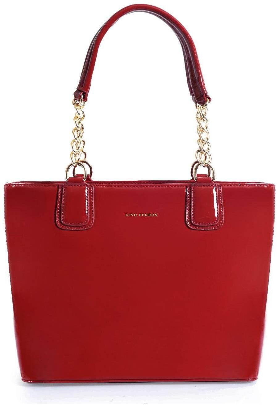 

Lino Perros Women Solid Faux Leather - Tote Bag Red