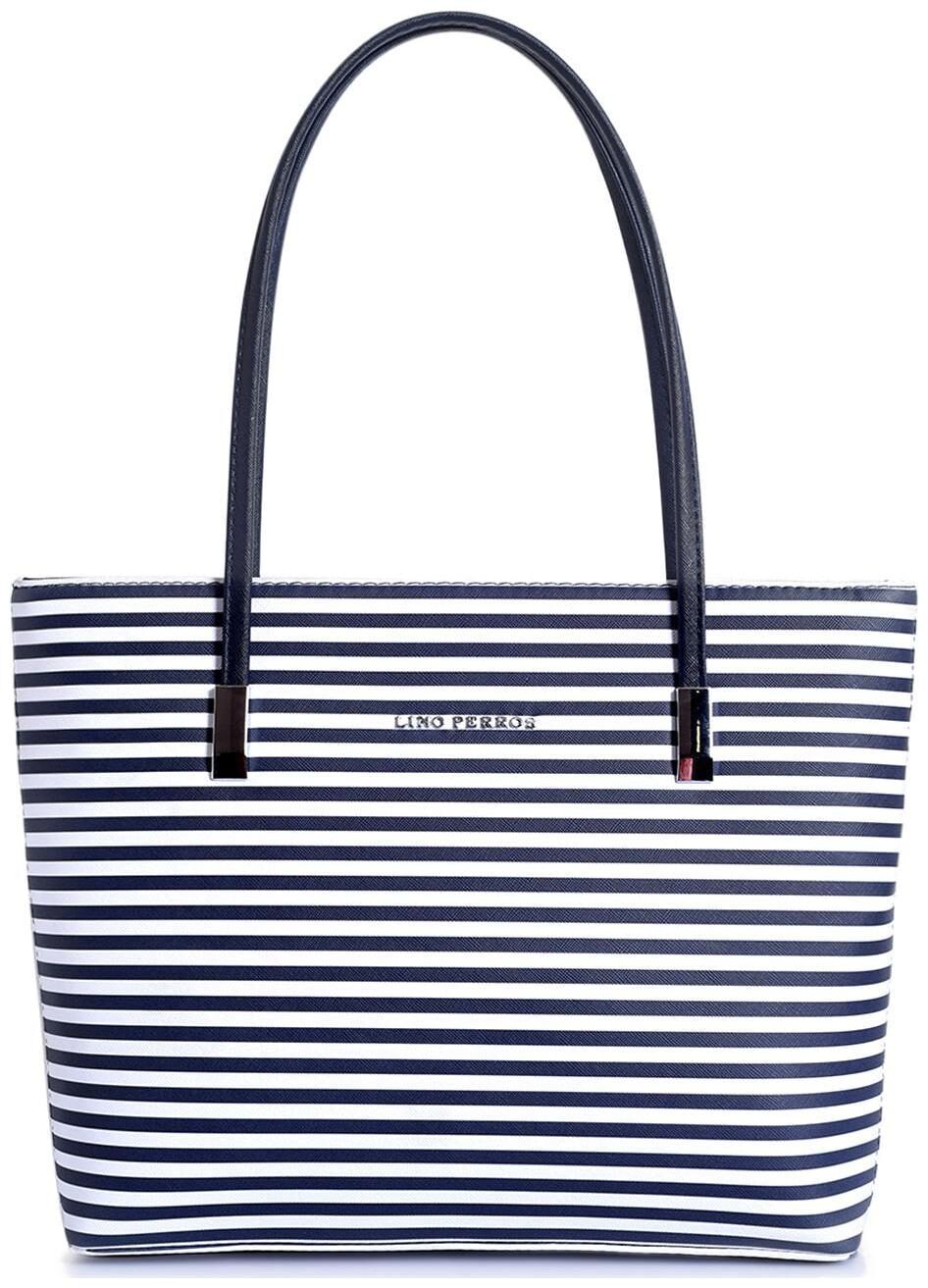 

Lino Perros Faux Leather Women Handheld bag - Blue