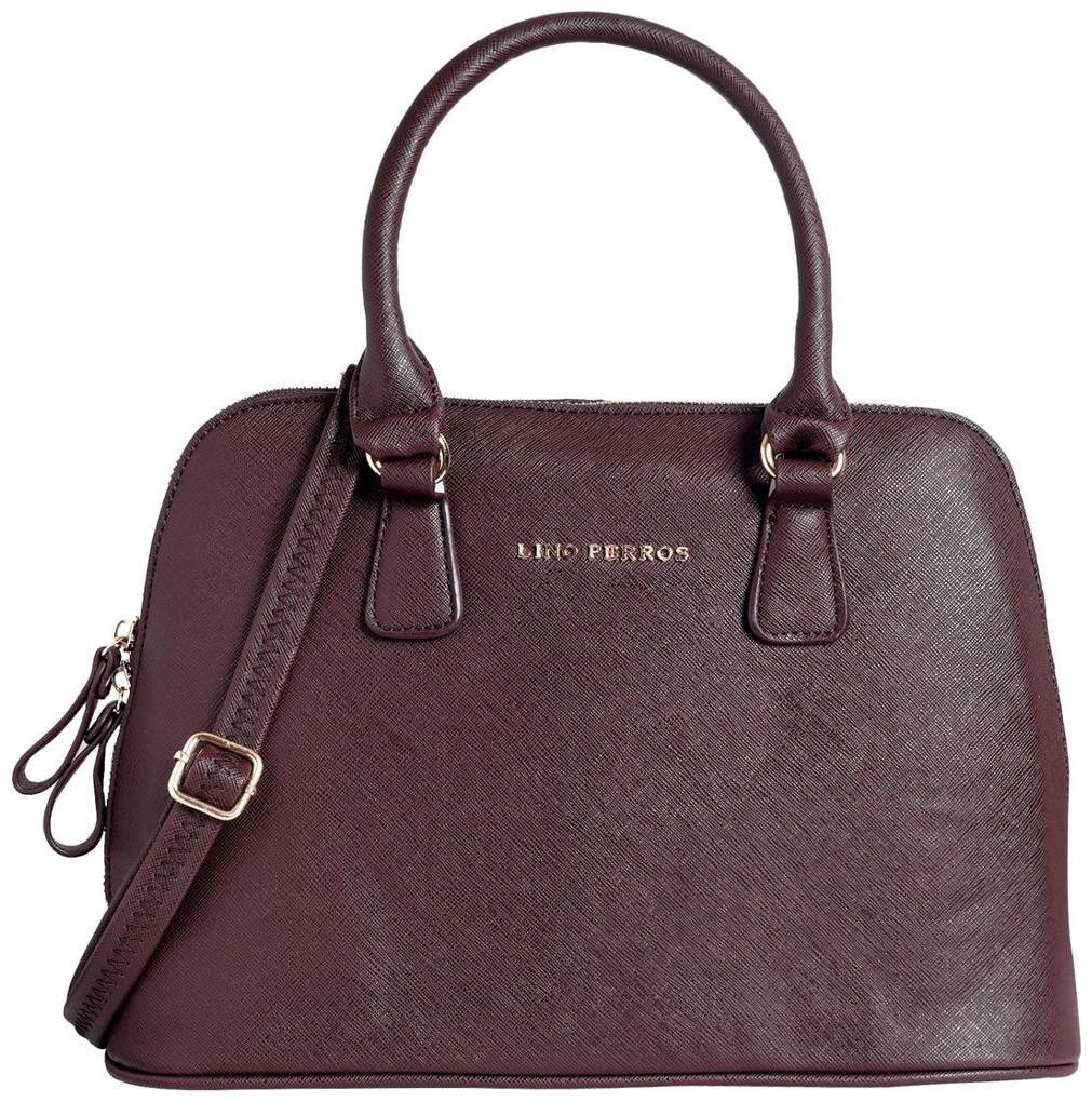 

Lino Perros Faux Leather Women Handheld bag - Brown