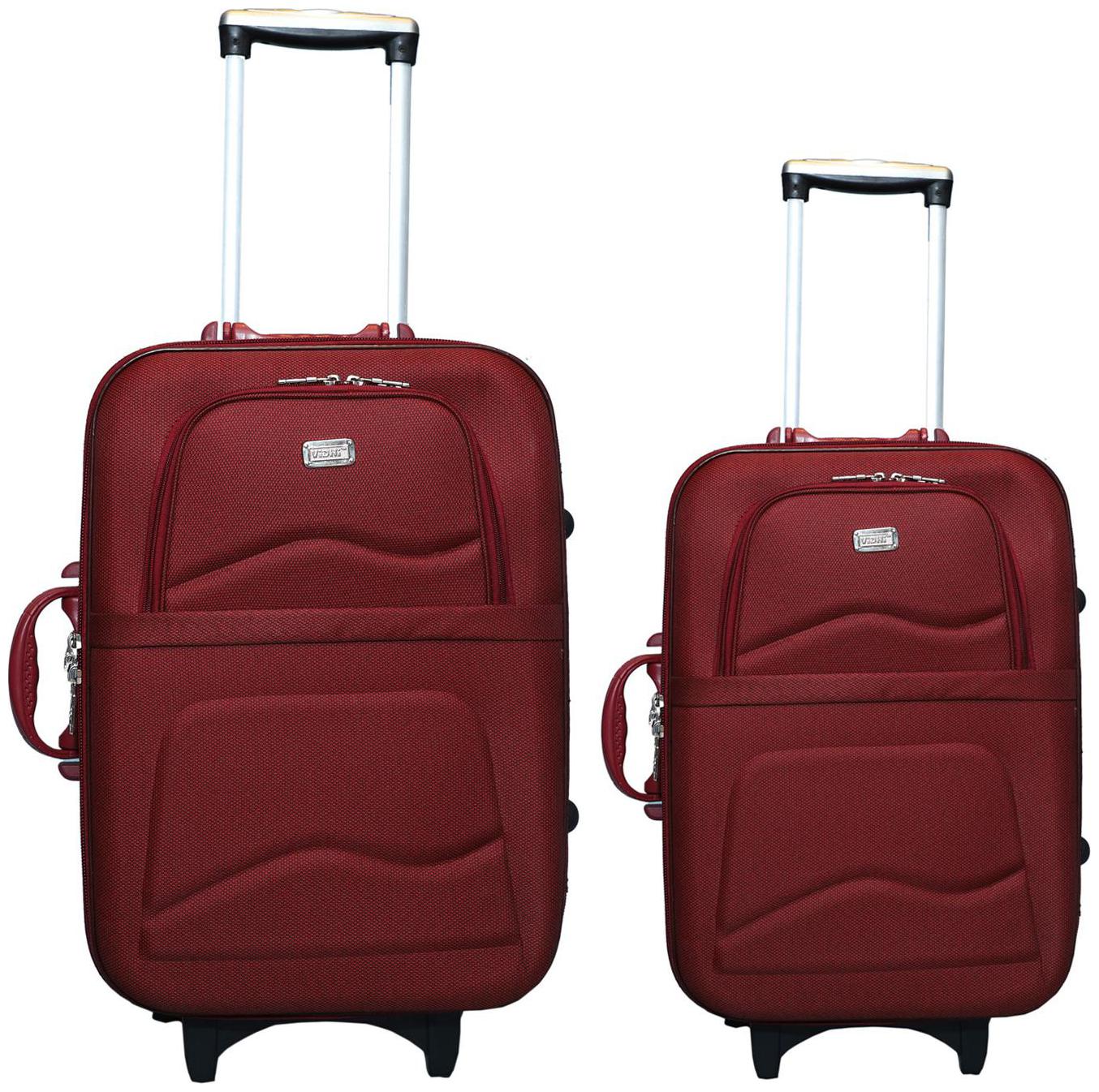 

Vidhi Cabin Size Luggage Set ( Maroon 3 Wheels )
