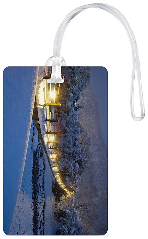 

Luggage Tag- Natural Scenery Printed Designer Luggage Travel Baggage Tags with Silicon Strap- Ideal For Travel