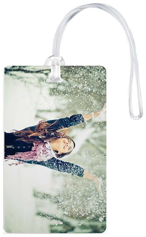 

Luggage Tag- Digital Printed Designer Luggage Travel Baggage Tags with Silicon Strap- Ideal For Gift