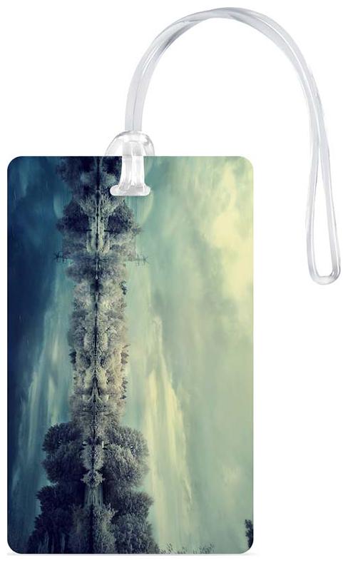 

Luggage Tag- Natural Scenery Printed Designer Luggage Travel Baggage Tags with Silicon Strap- Ideal For Travel