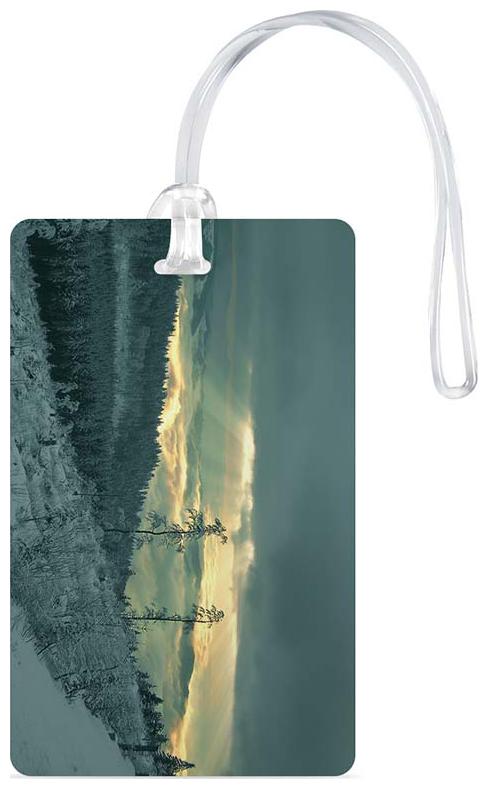 

Luggage Tag- Natural Scenery Printed Designer Luggage Travel Baggage Tags with Silicon Strap- Ideal For Travel