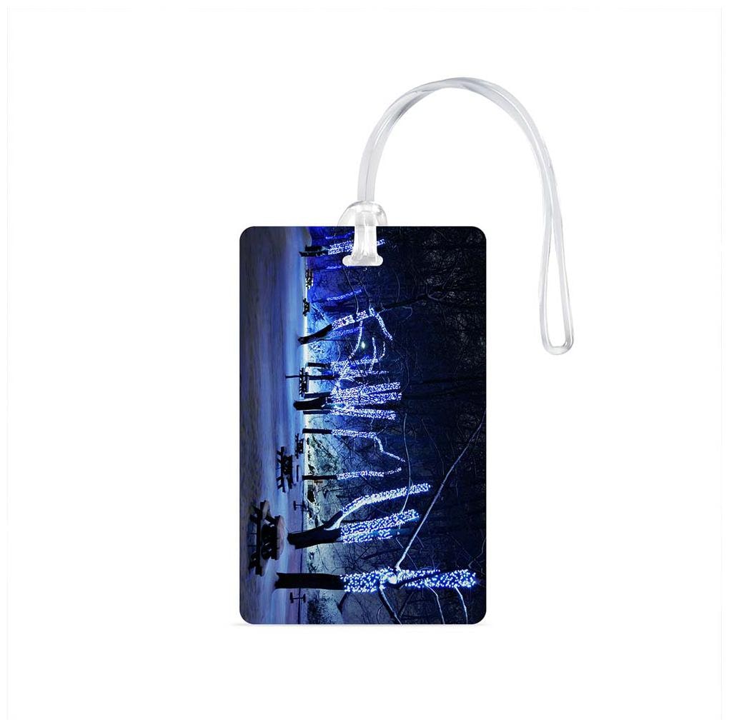

Luggage Tag- Natural Scenery Printed Designer Luggage Travel Baggage Tags with Silicon Strap- Ideal For Travel