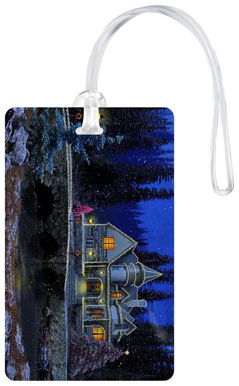 

Luggage Tag- Natural Scenery Printed Designer Luggage Travel Baggage Tags with Silicon Strap- Ideal For Travel