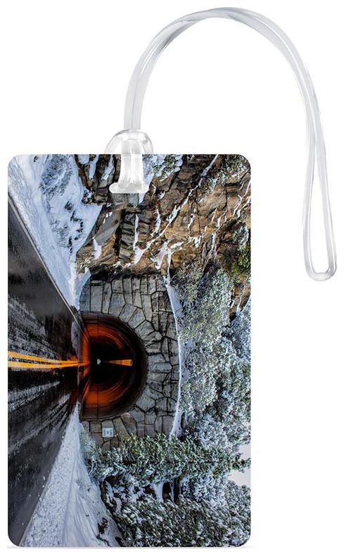 

Luggage Tag- Natural Scenery Printed Designer Luggage Travel Baggage Tags with Silicon Strap- Ideal For Travel