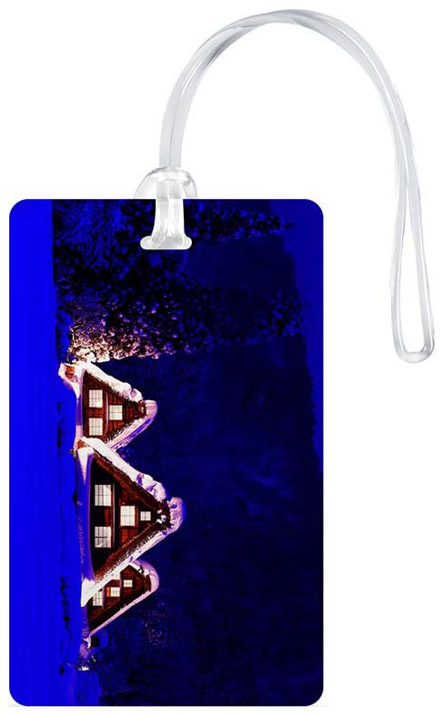 

Luggage Tag- Natural Scenery Printed Designer Luggage Travel Baggage Tags with Silicon Strap- Ideal For Travel
