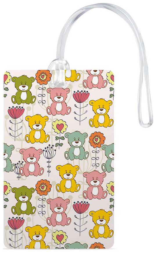

Luggage Tags- Printed Colorful High Quality Gloss Finish PVC Travel Bag Tag with Silicon Strap- Ideal For Gift-100yellow