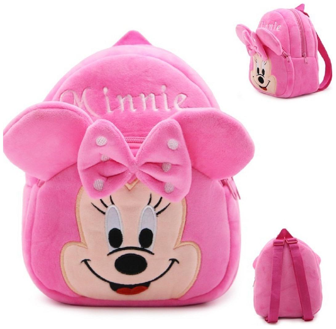 

Lychee bags Pink Velvet Backpack
