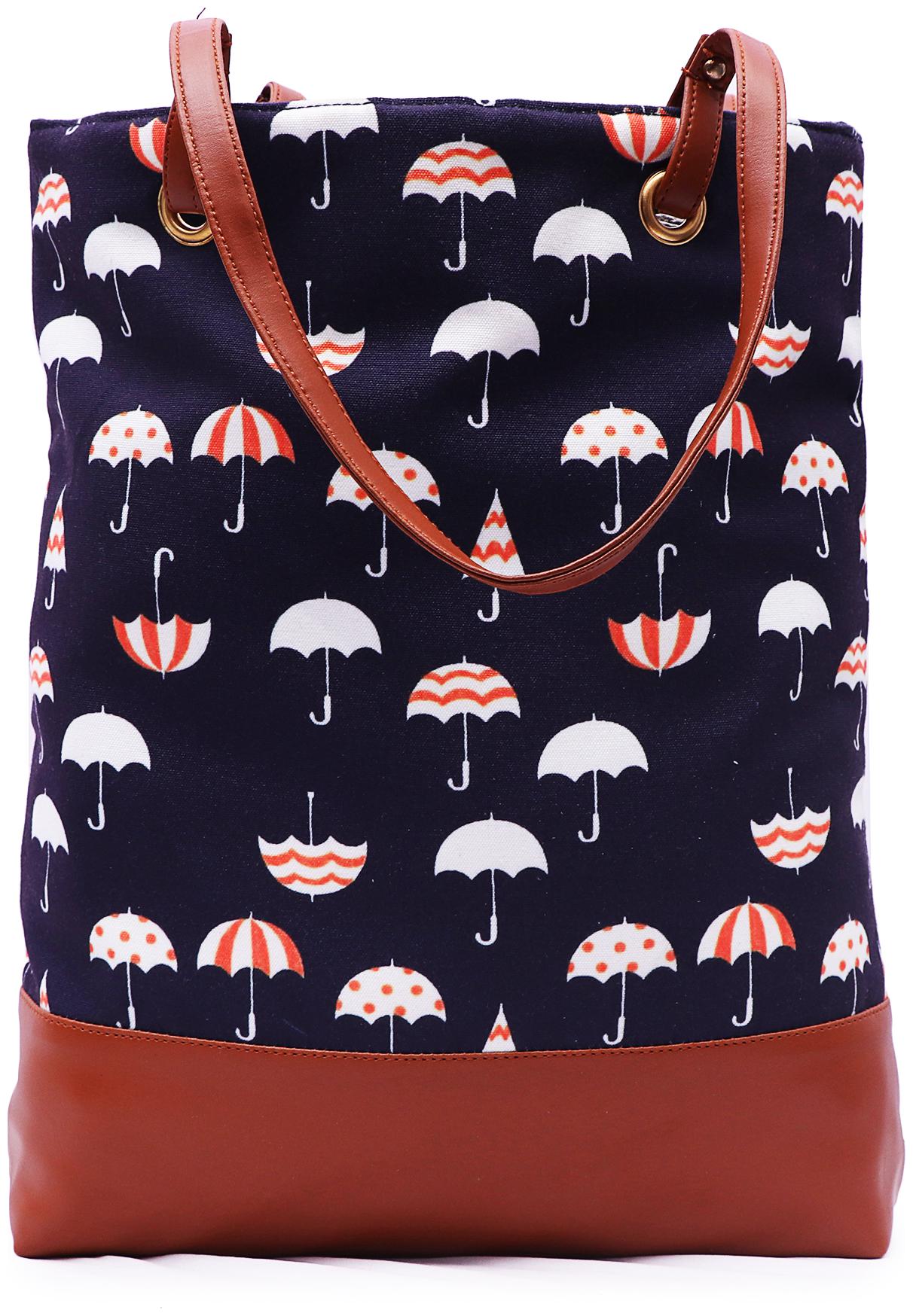 

Lychee bags Blue Canvas Printed Tote bags
