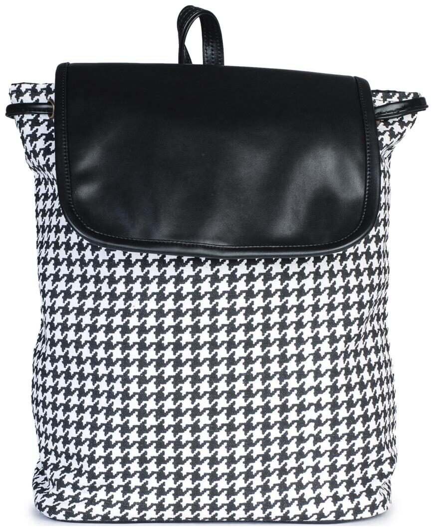 

Lychee Bags Black Wool Backpack