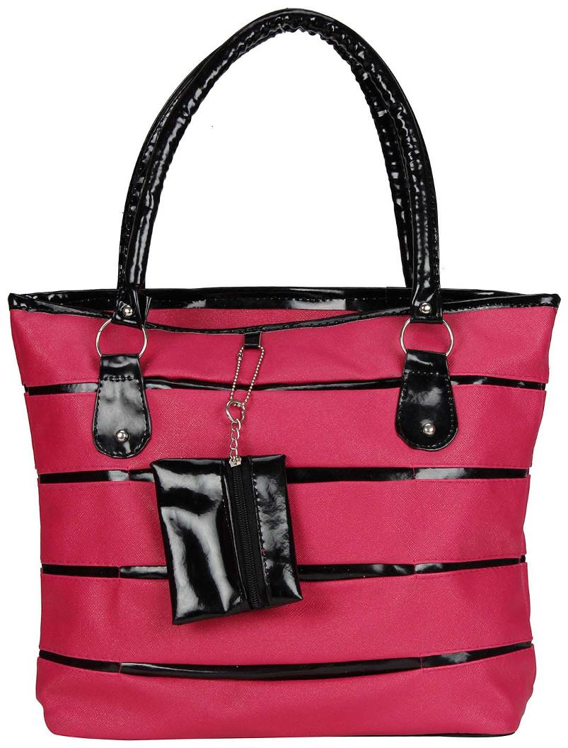 

Maeva Pink Synthetic Handheld Bag