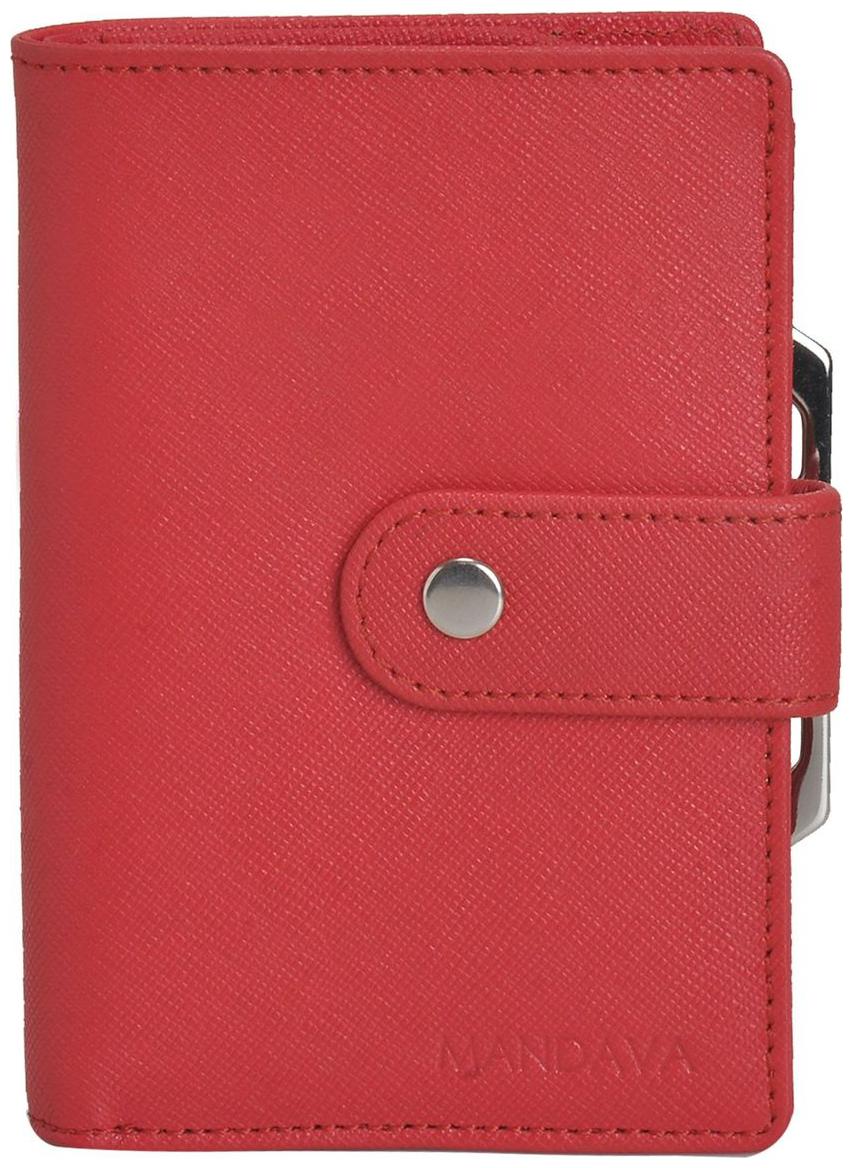 

MANDAVA Women Red Leather Wallet