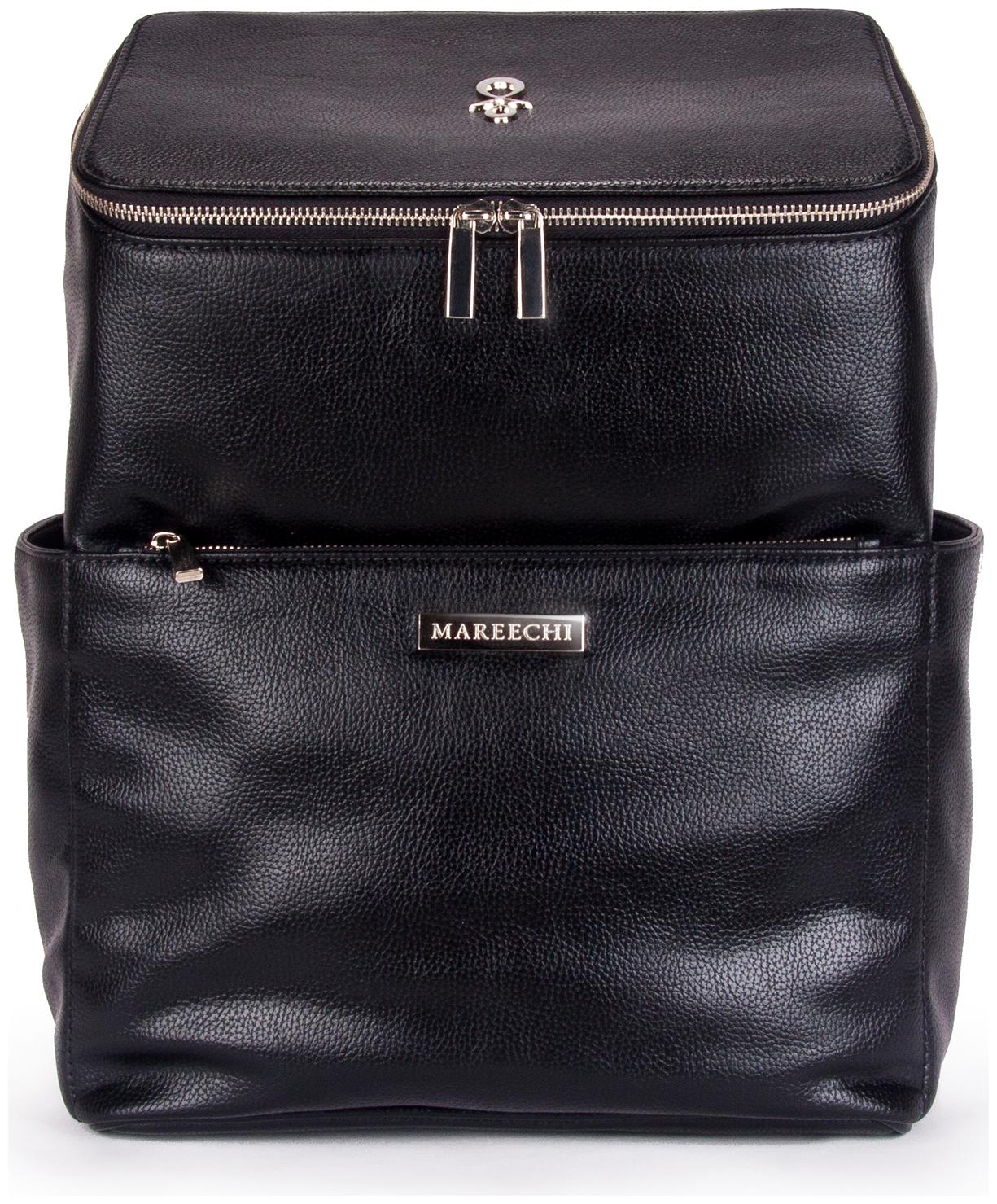 

Mareechi Black Leather Backpack
