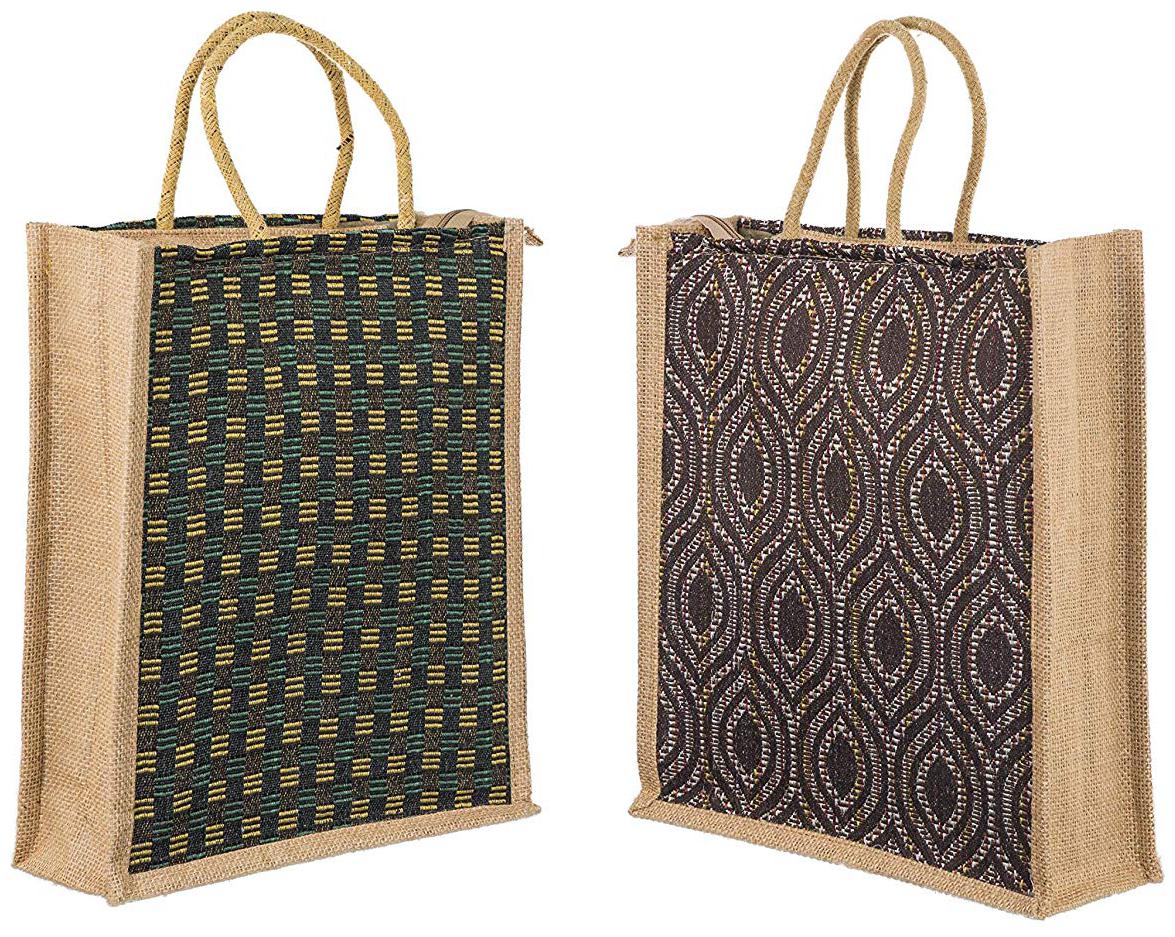 

Marina Eco Bags Unisex Textured Jute - Tote Bag Multi