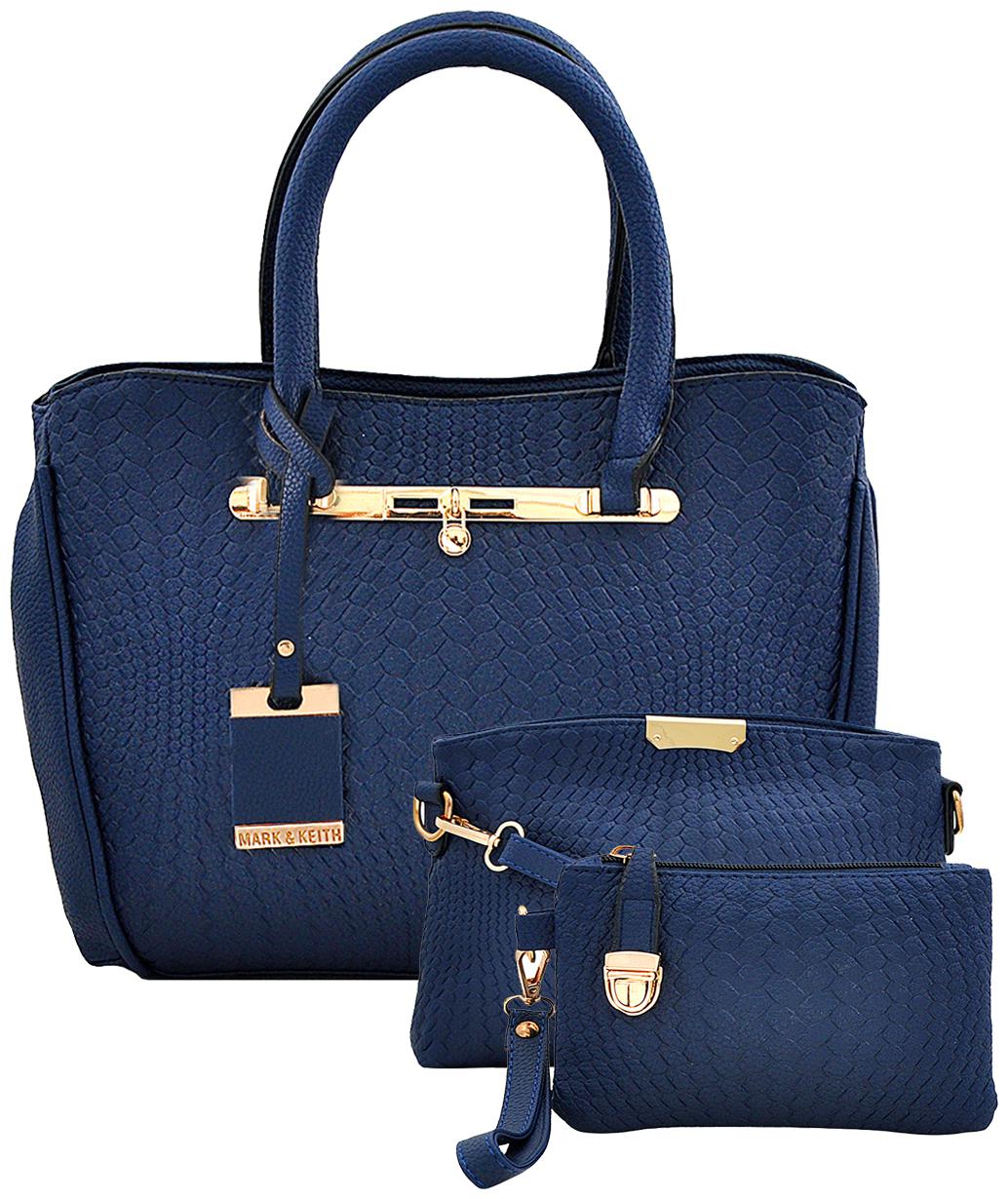 

Mark Keith Blue PU Shoulder Bag