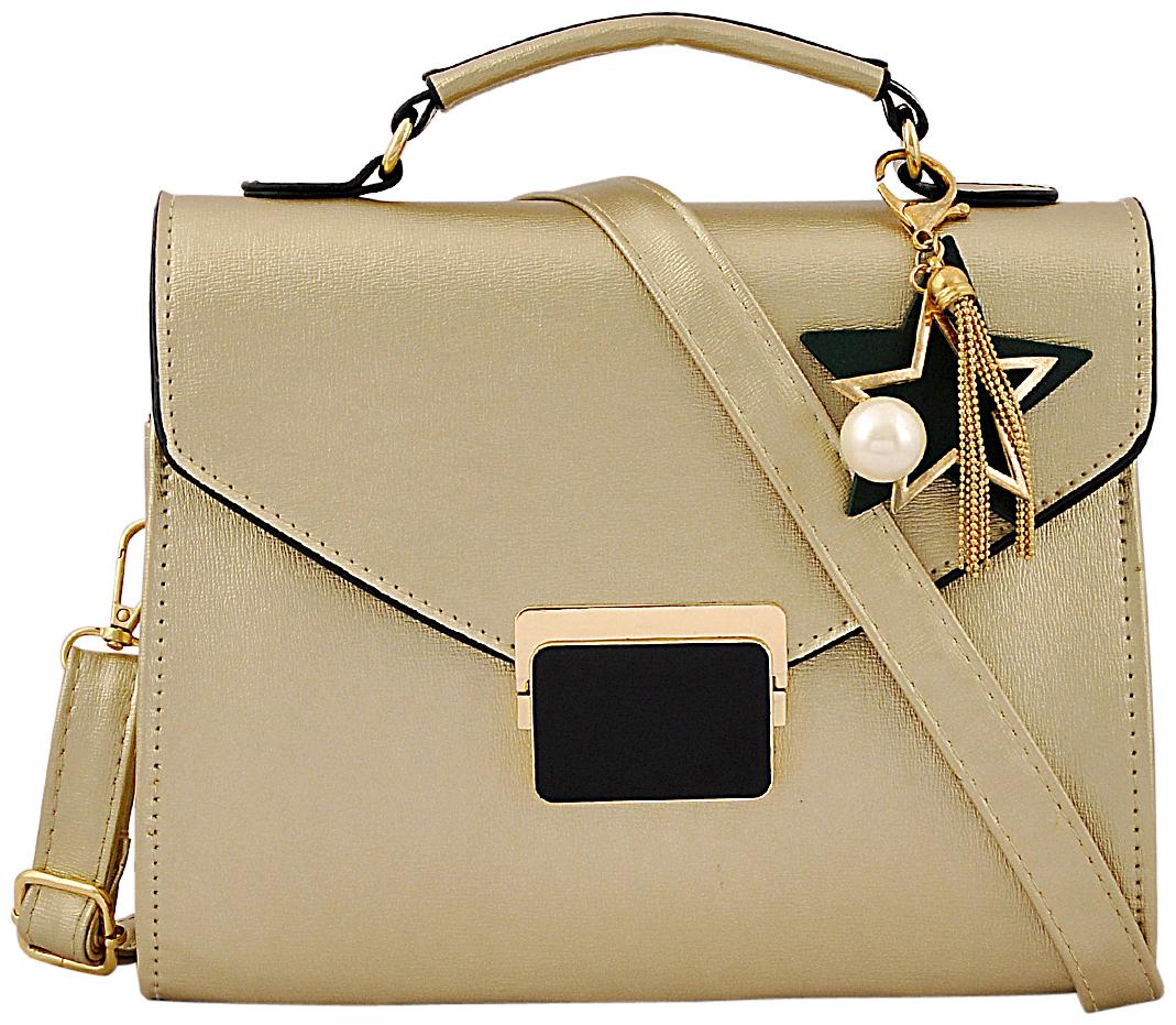 

Mark Keith Beige PU Handheld Bag