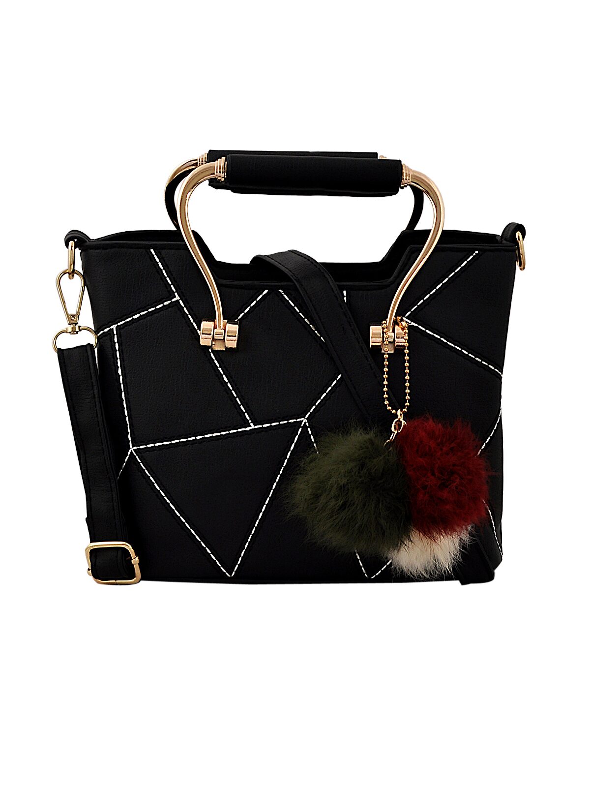 

Mark Keith Black Polyester Handheld Bag