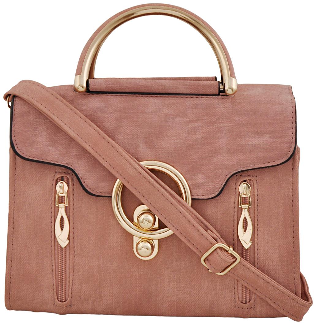 

Mark Keith Pink Polyester Handheld Bag