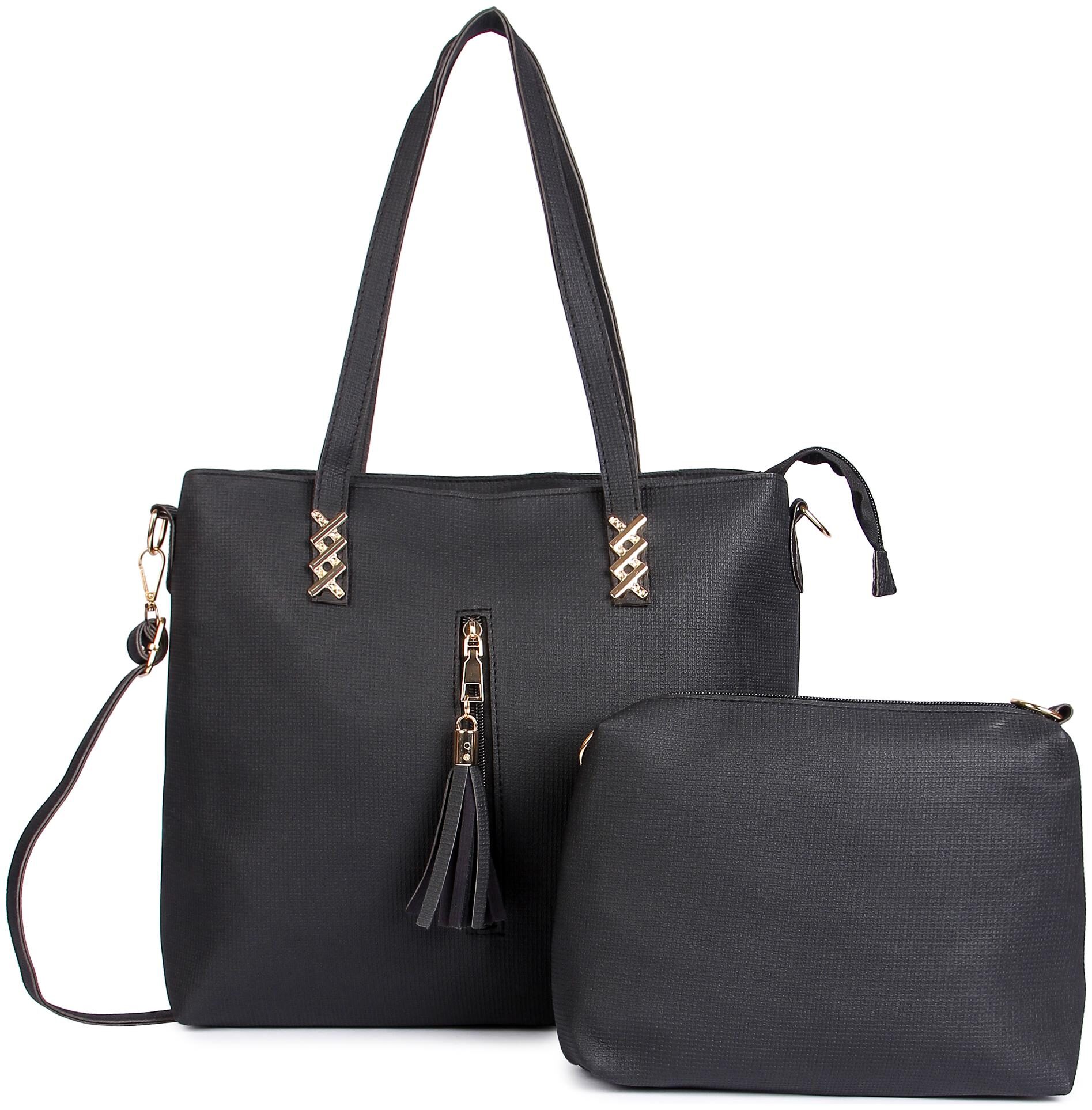 

Mark Keith Black PU Handheld Bag