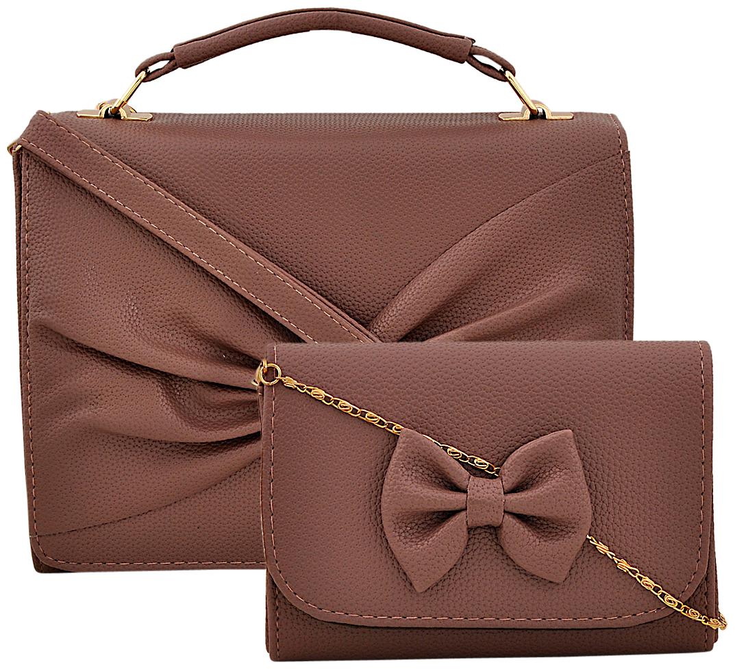 

Mark Keith Purple Polyester Solid Sling Bag