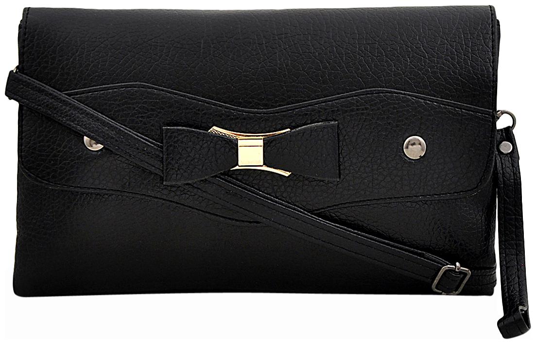

Mark Keith Black PU Solid Sling Bag