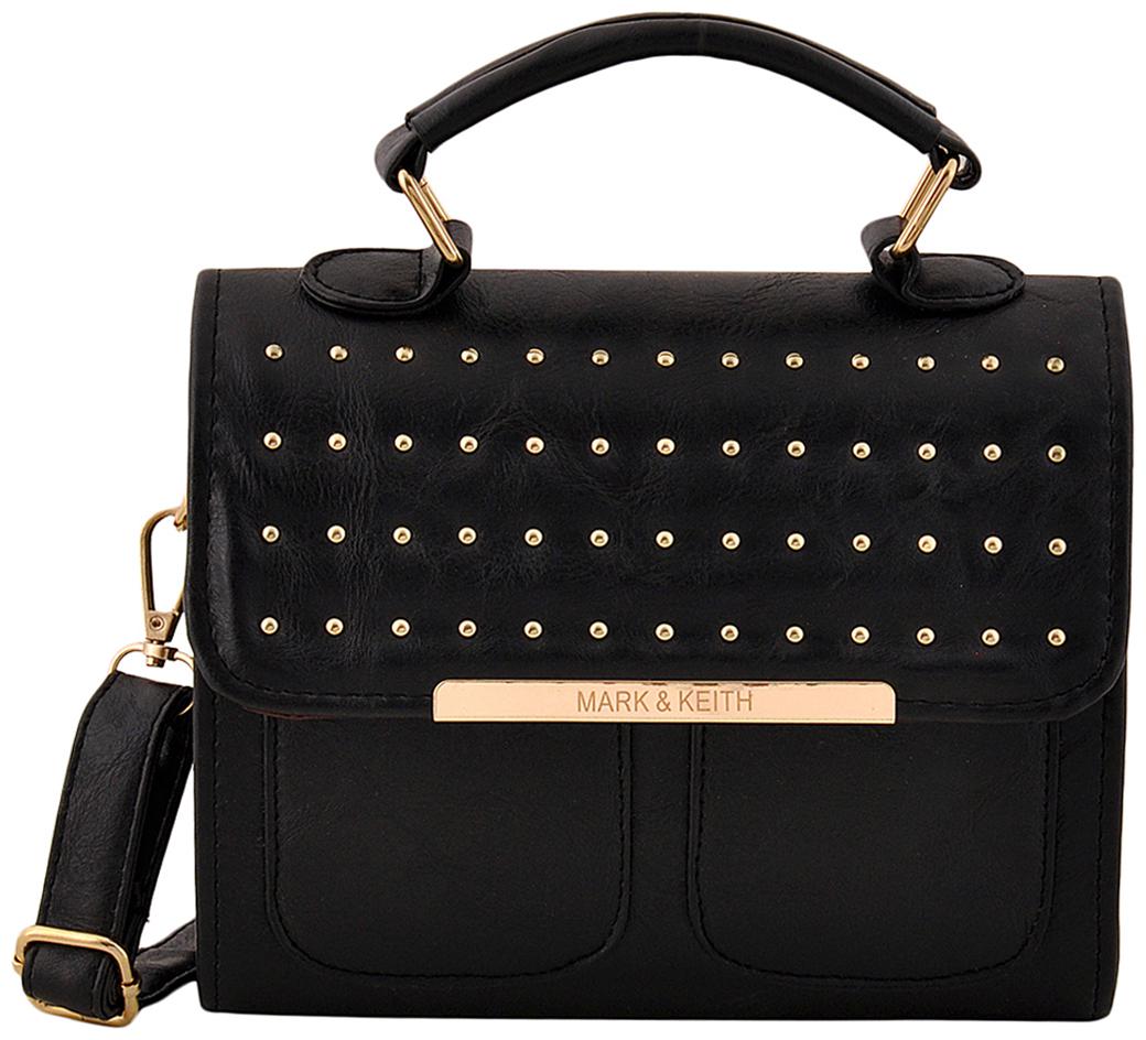 

Mark Keith Black PU Handheld Bag