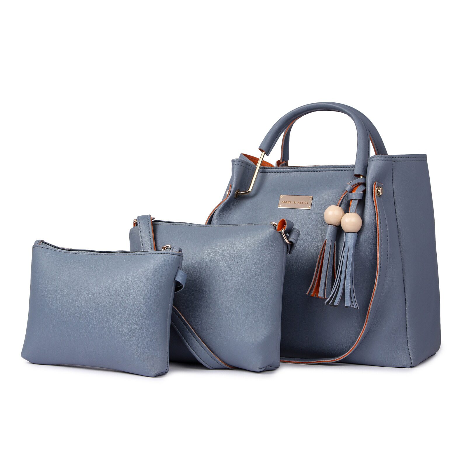 

Mark Keith Grey PU Handheld Bag - MBG 1351 GY