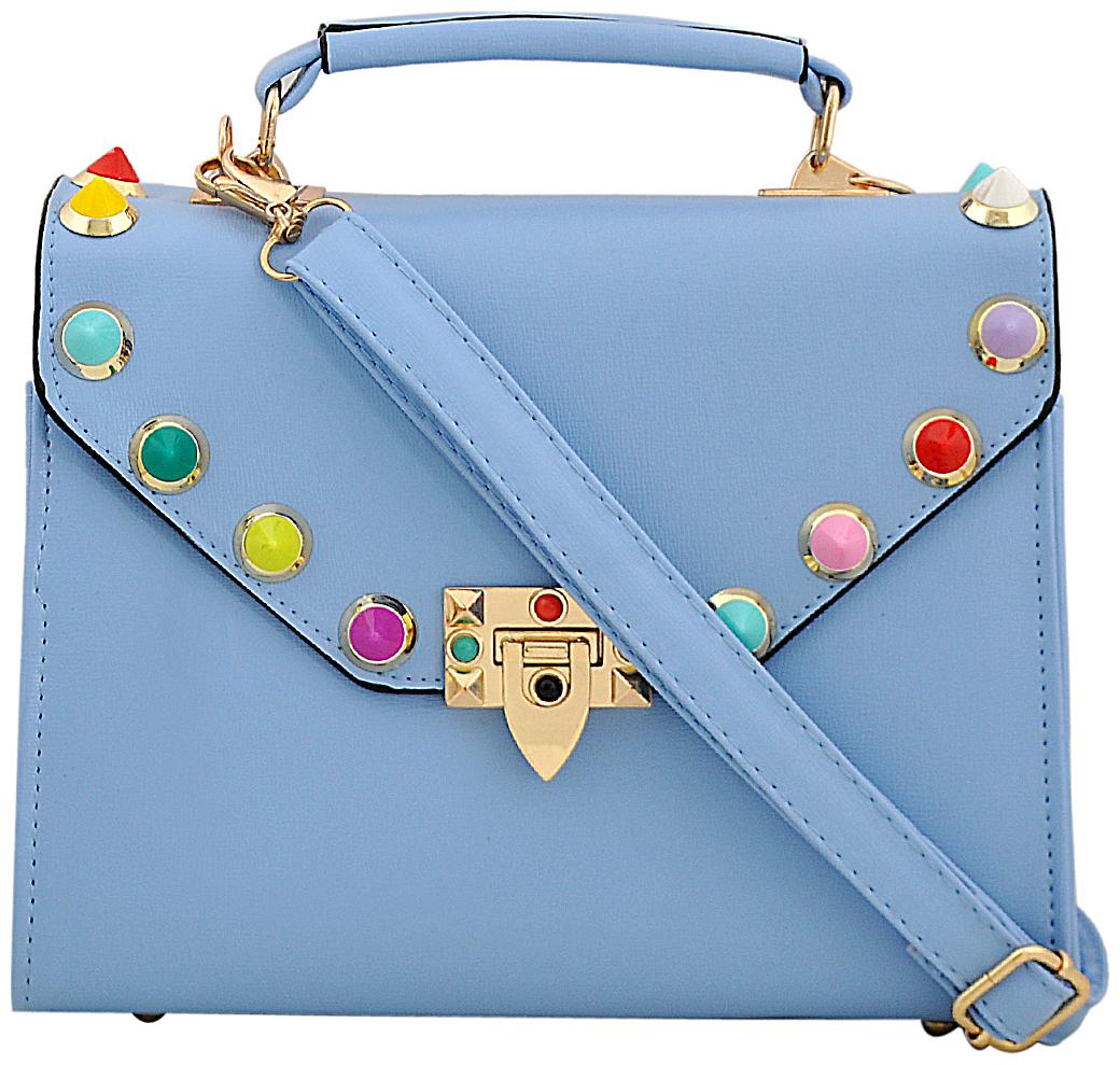 

Mark Keith Blue PU Handheld Bag