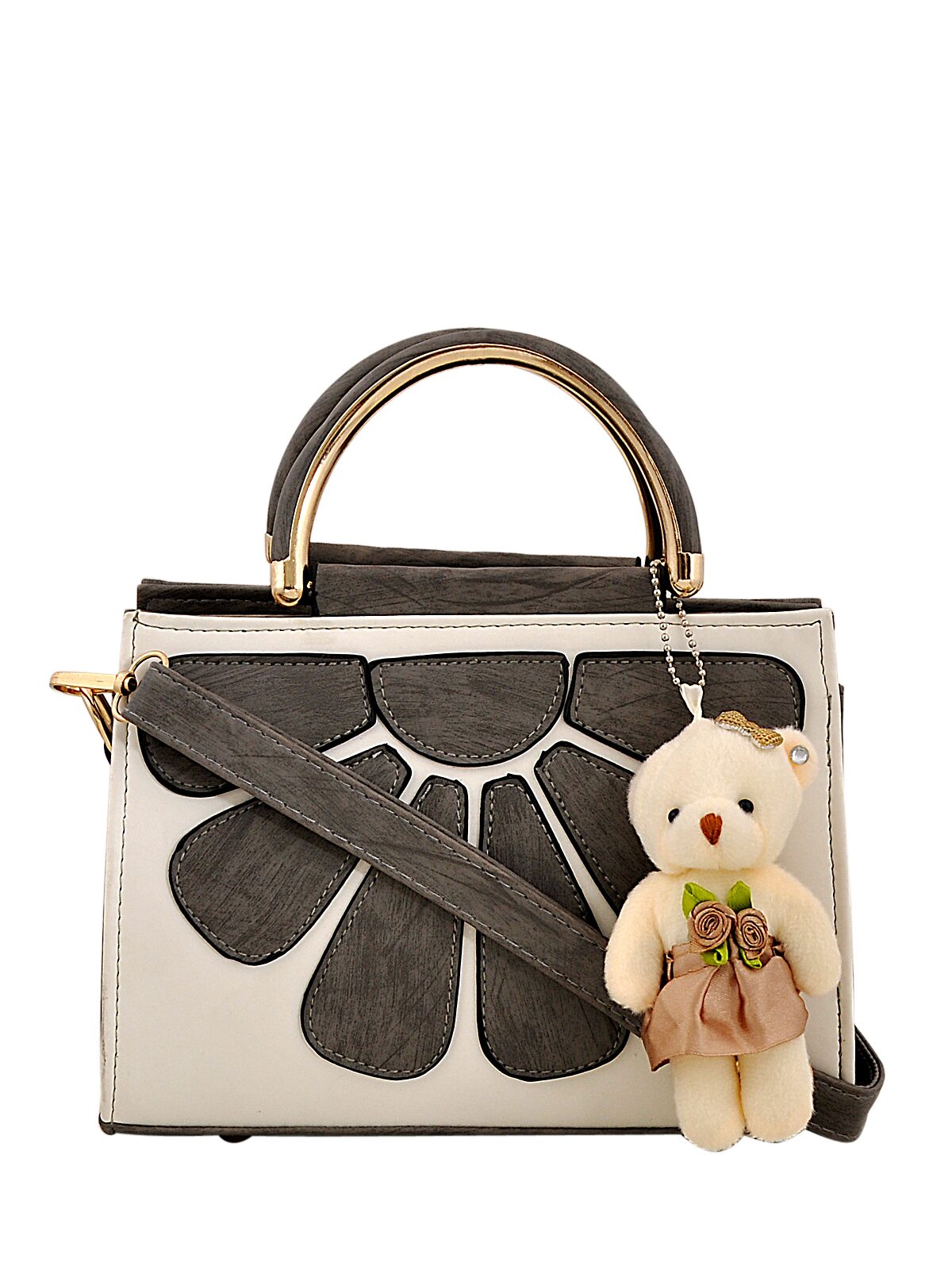 

Mark Keith Grey PU Solid Sling Bag