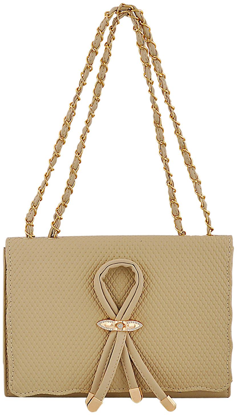 

Mark Keith Beige PU Solid Sling Bag