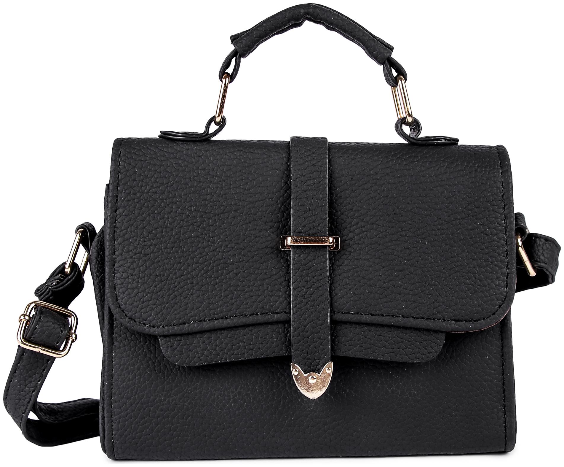 

Mark Keith Black PU Handheld Bag
