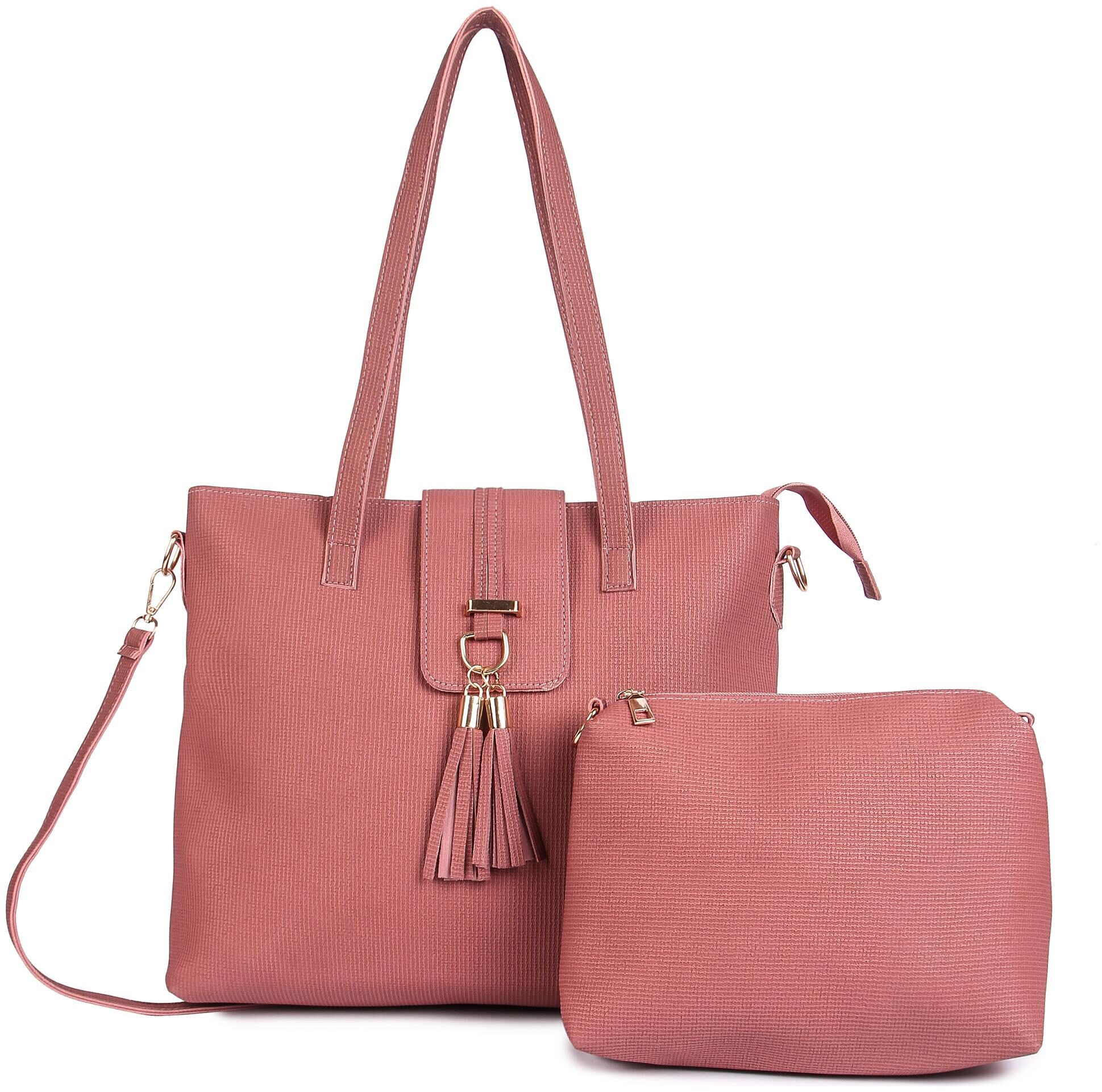

Mark Keith Peach PU Handheld Bag