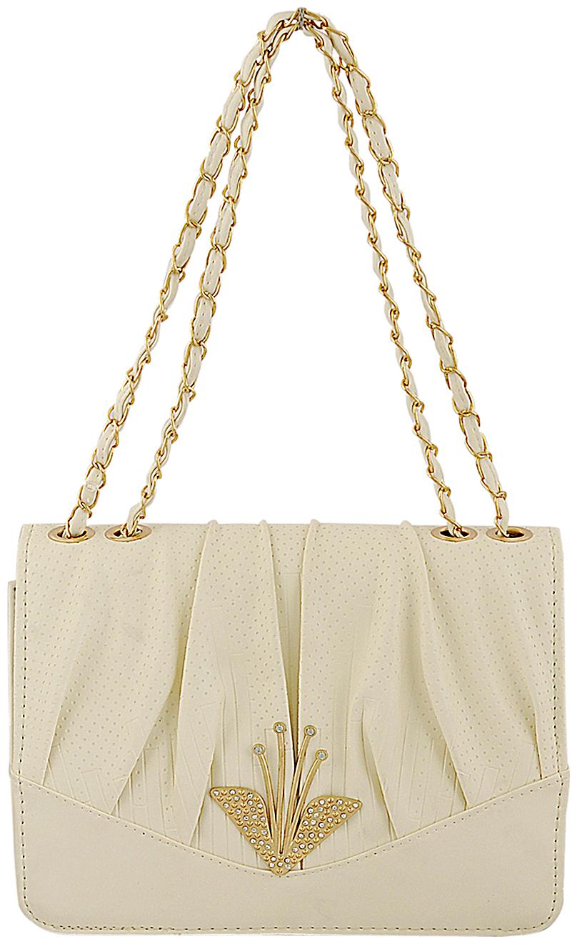 

Mark Keith White PU Handheld Bag