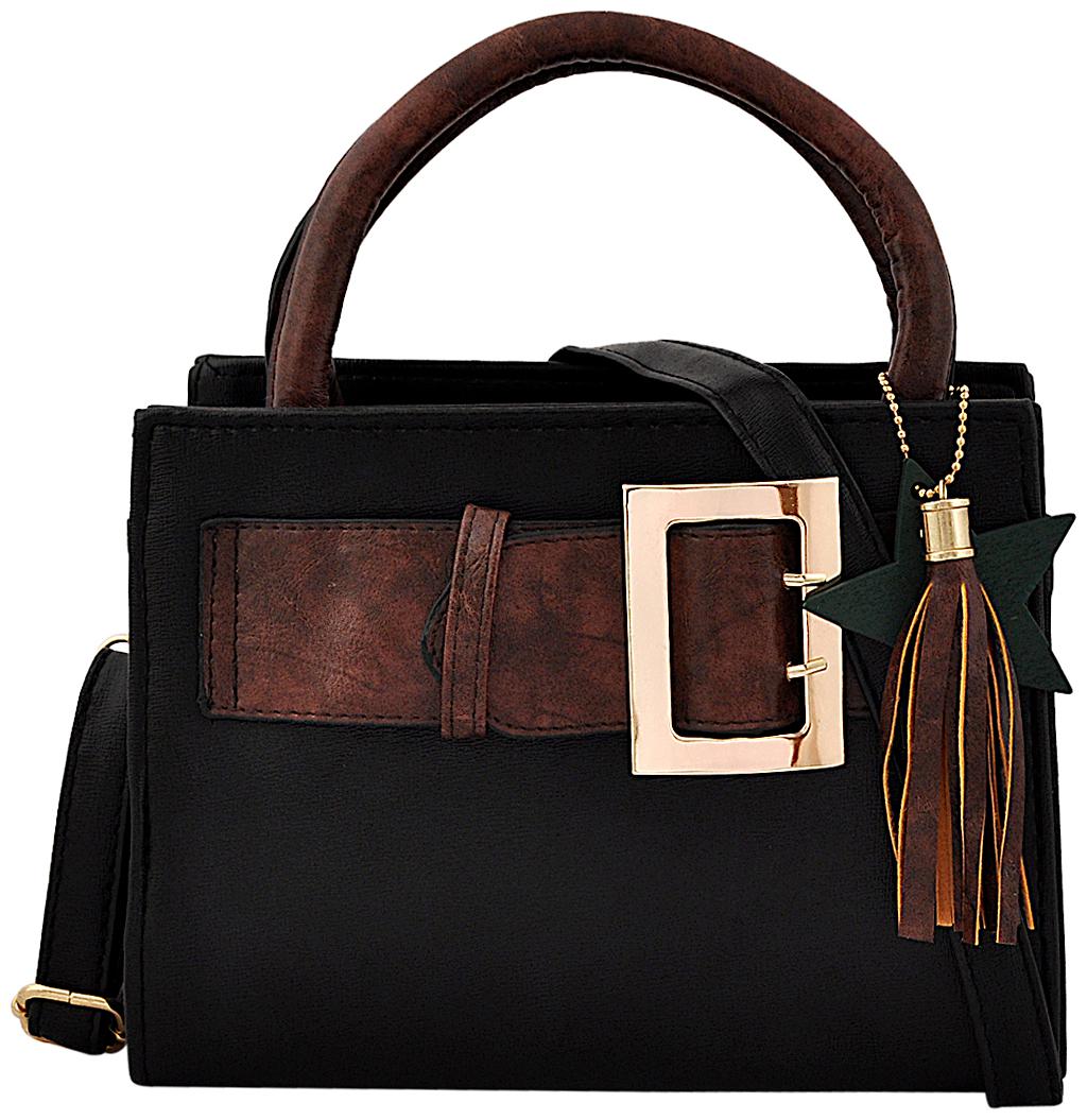 

Mark Keith Black PU Handheld Bag