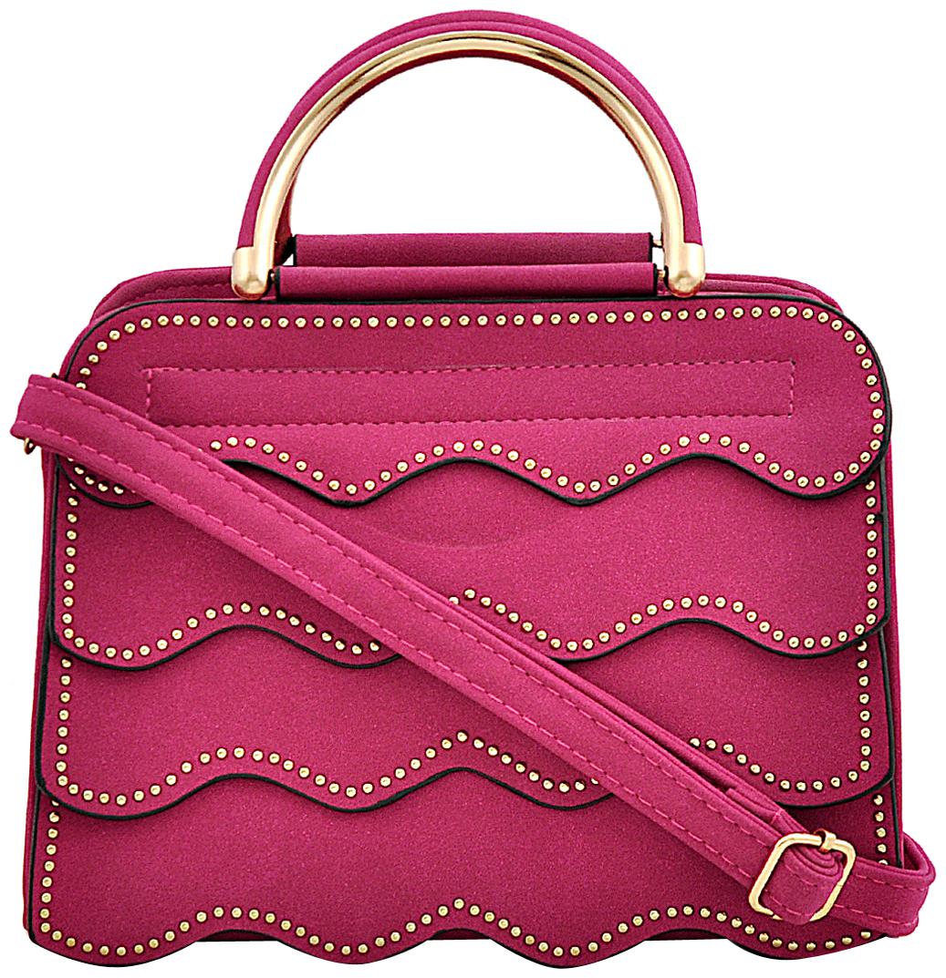

Mark Keith Purple PU Solid Sling Bag