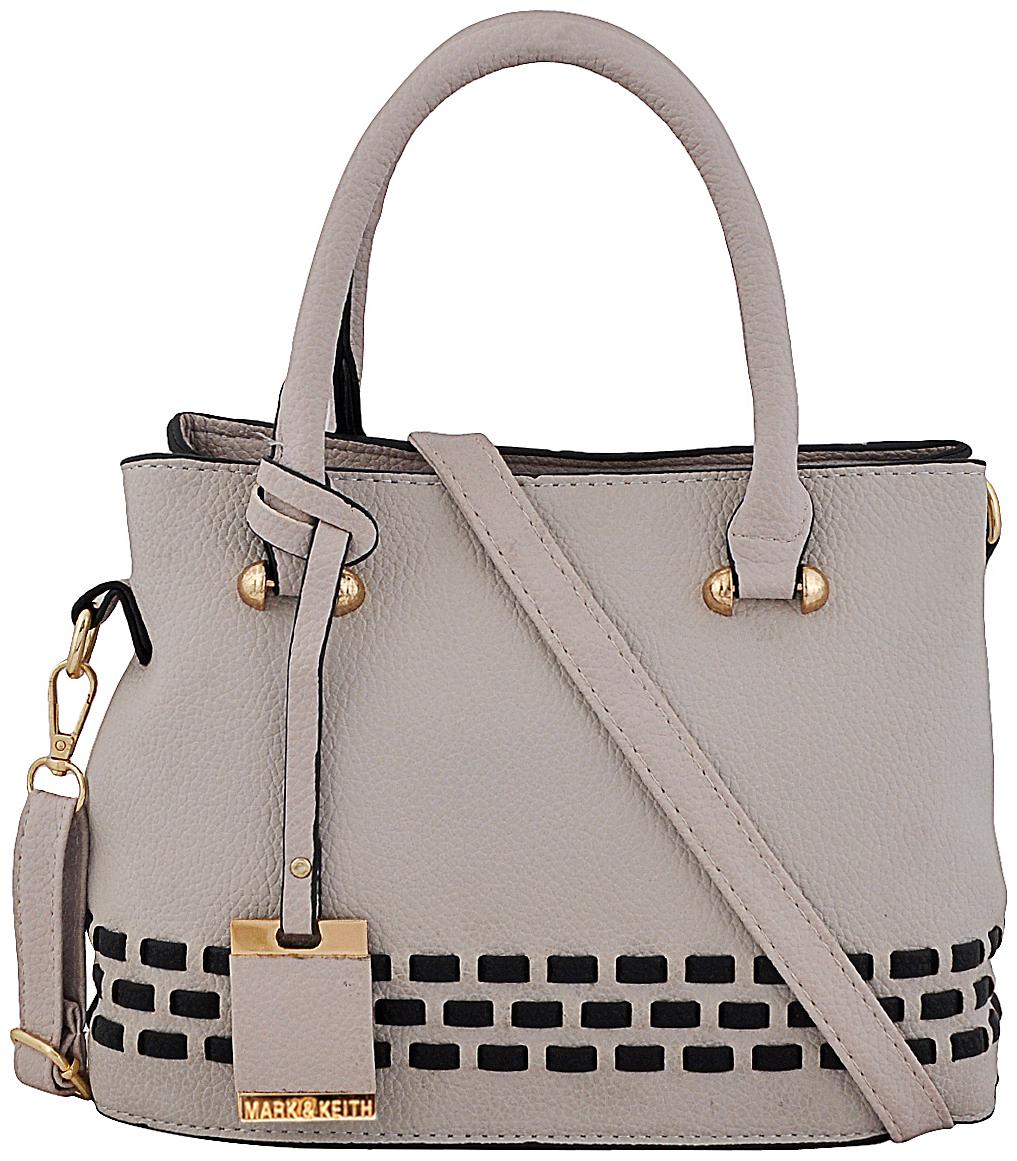 

Mark Keith Grey PU Handheld Bag