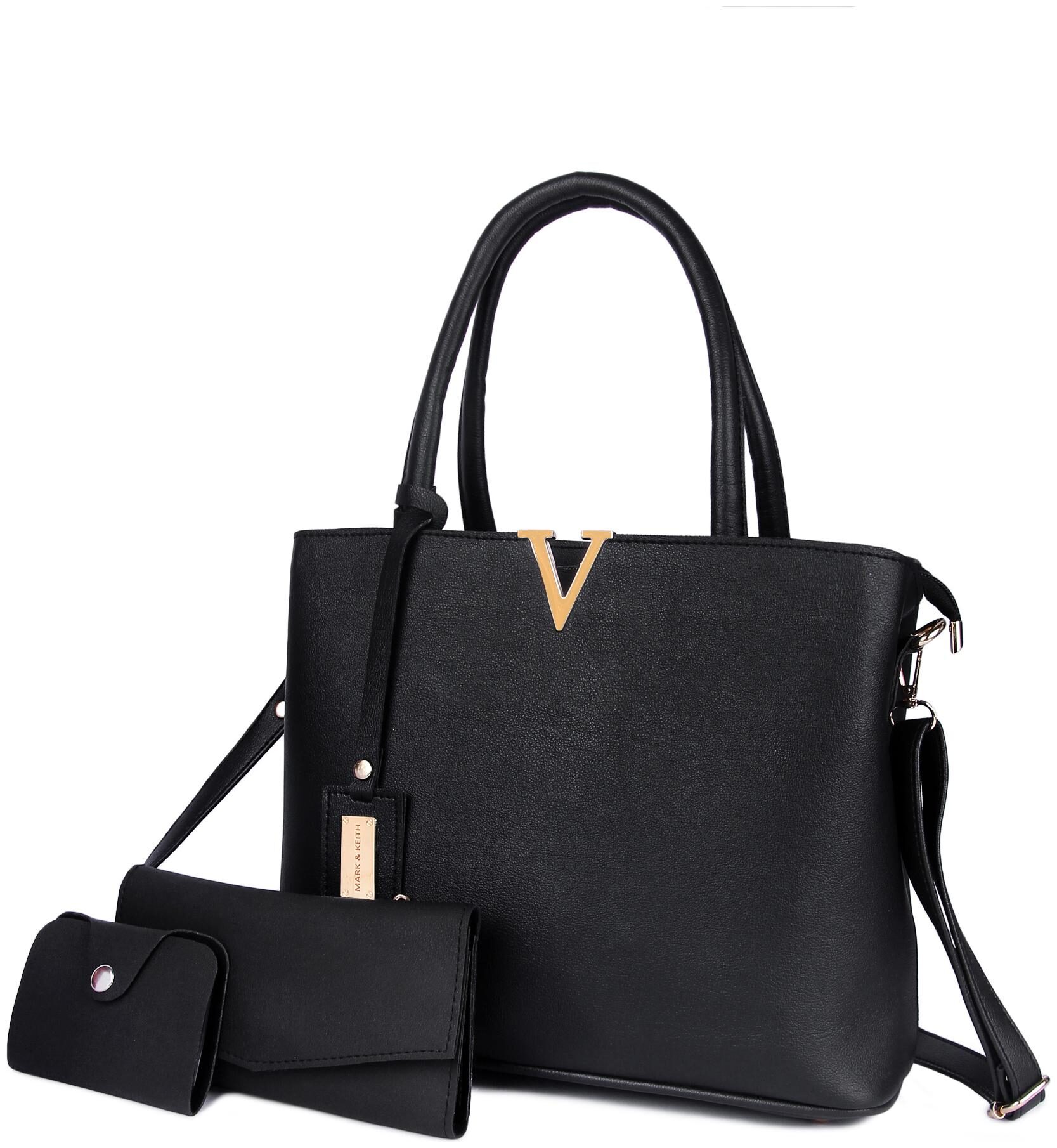 

Mark Keith Black PU Handheld Bag