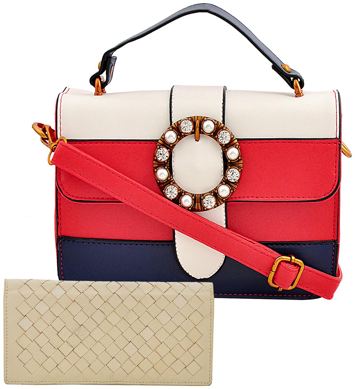 

Mark Keith Multi PU Solid Sling Bag