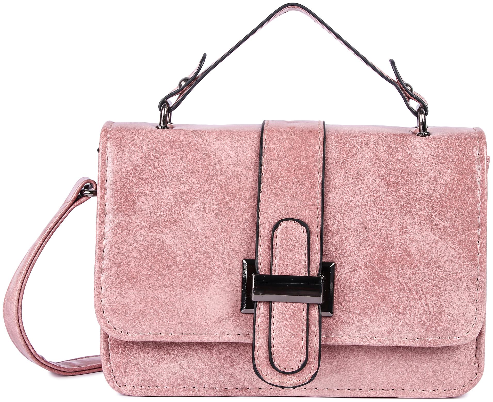 

Mark Keith Pink PU Handheld Bag