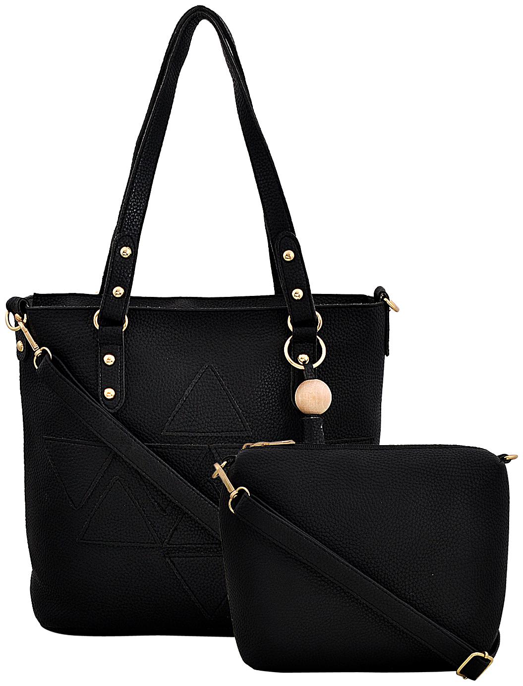 

Mark Keith Black PU Handheld Bag