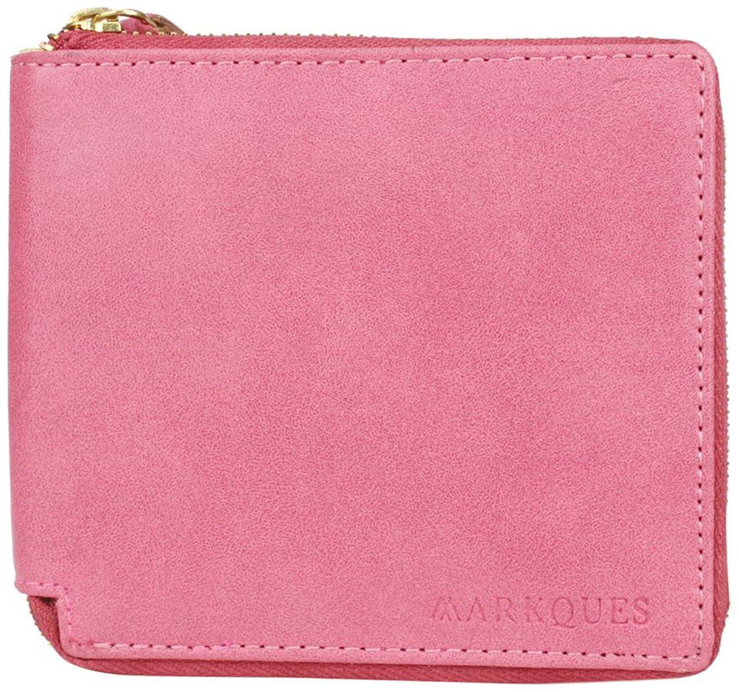 

MarkQues Anna Women s Zipper Wallet (Anna-4419) (Pink)