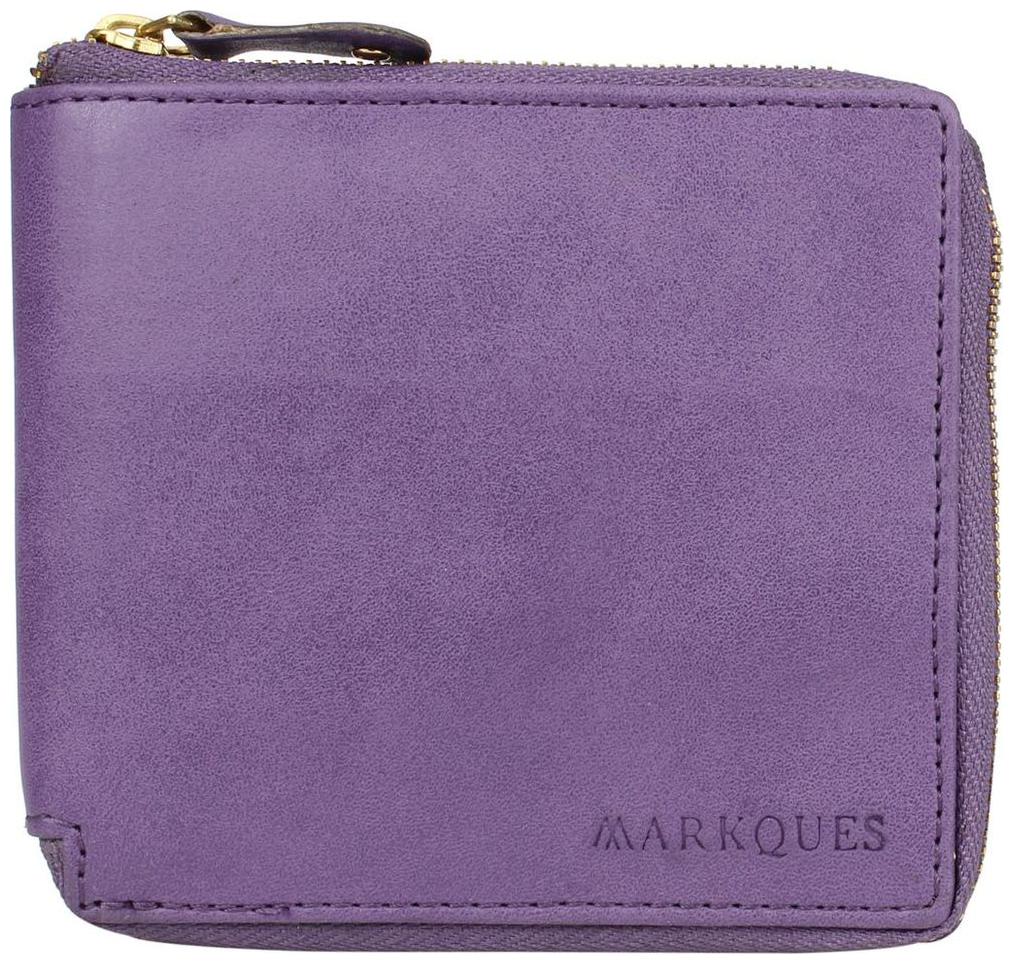 

MarkQues Anna Women s Zipper Wallet (Anna-4410) (Purple)