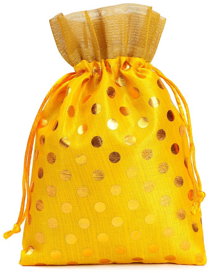 

Meher Collection Women s Ethnic Rajasthani Polka Dots Potli Bag for Return Gifts Medium (Yellow)